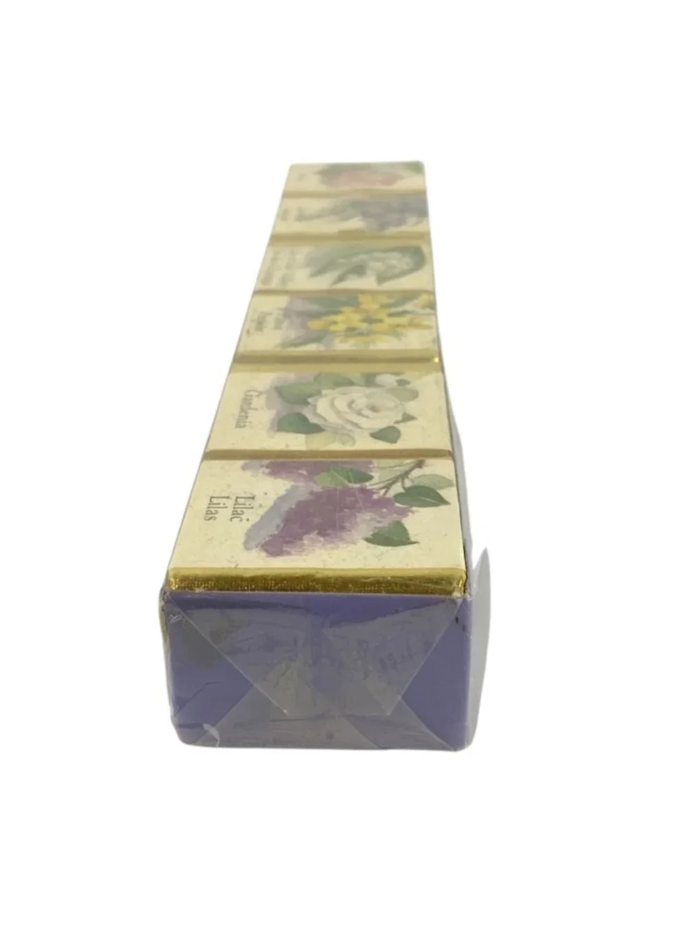 English Bath Cubes Floral Scents Gift Set 6 Cubes 9 Oz New Sealed